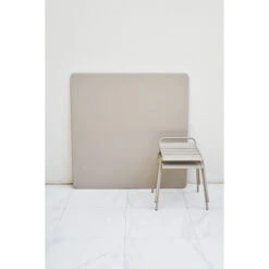 Table De Jardin 8 Personnes FERMOB Cargo 128 X 128 Cm - Muscade -Fermob Soldes Magasin 024114 table jardin fermob cargo 128 128 cm muscade ambiance