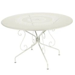 Table De Jardin 8 Personnes FERMOB Montmartre Ø 117 Cm - Gris Argile