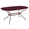 Table De Jardin Ovale 6 Personnes FERMOB Opéra + 160 X 90 Cm - Cerise Noire -Fermob Soldes Magasin 0947b9 table jardin ovale fermob opera 160 90cm cerise noire