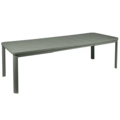 Table De Jardin 10 Personnes Avec 2 Rallonges FERMOB Oléron 155 / 255 X 100 Cm - Romarin
