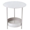 Guéridon De Jardin FERMOB Salsa - Blanc Coton -Fermob Soldes Magasin 327001 table basse gueridon fermob salsa blanc coton 2