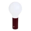 Lampe De Jardin FERMOB Aplô H 24 Cm - Cerise Noire