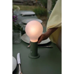 Socle Pour Lampe FERMOB Aplô - Cactus -Fermob Soldes Magasin 345082x3 socle lampe fermob aplo h24 cactus ambiance