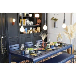 Sangle De Suspension Pour Lampe FERMOB Aplô - Carbone -Fermob Soldes Magasin 347047 sangle suspension lampe fermob aplo carbone ambiance 2