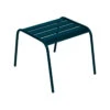 Table Basse / Repose-pieds FERMOB Monceau - Bleu Acapulco -Fermob Soldes Magasin 377 21 bleu acapulco repose pieds 1
