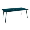 Table De Jardin 8 Personnes FERMOB Monceau 194 X 94 Cm - Bleu Acapulco -Fermob Soldes Magasin 377 21 bleu acapulco table 194 x 94 cm 1