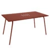 Table De Jardin 6 Personnes FERMOB Monceau 146 X 80 Cm - Ocre Rouge -Fermob Soldes Magasin 483120 table jardin fermob monceau 146 80 cm ocre rouge