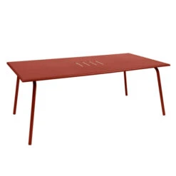 Table De Jardin 8 Personnes FERMOB Monceau 194 X 94 Cm - Ocre Rouge