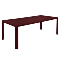 Table De Jardin 10 Personnes FERMOB Oléron 205 X 100 Cm - Cerise Noire