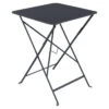 Table De Jardin Pliante 2 Personnes FERMOB Bistro 57 X 57 Cm - Carbone -Fermob Soldes Magasin 604247 table jardin pliante fermob bistro 57 57 cm carbone