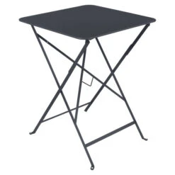 Table De Jardin Pliante 2 Personnes FERMOB Bistro 57 X 57 Cm - Carbone