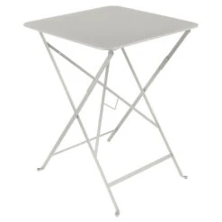 Table De Jardin Pliante 2 Personnes FERMOB Bistro 57 X 57 Cm - Gris Argile