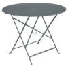 Table De Jardin 4 Personnes FERMOB Bistro Ø 96 Cm - Gris Orage