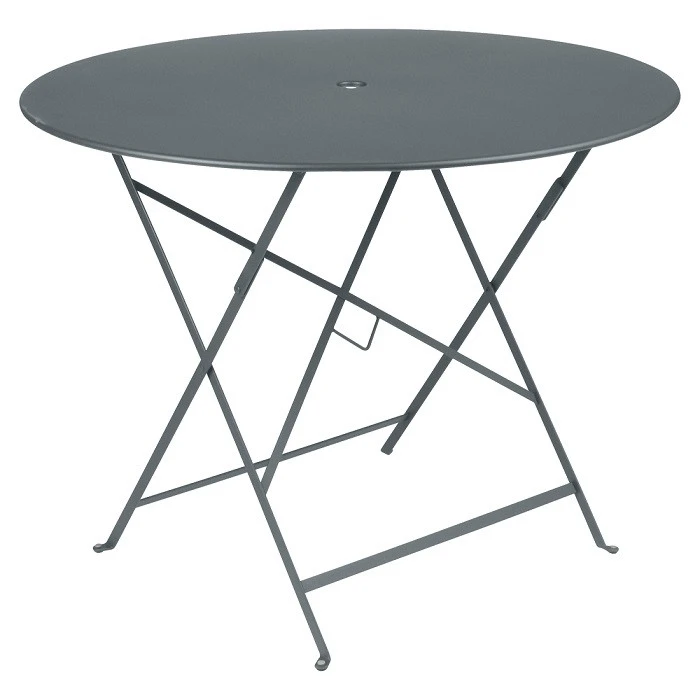 Table De Jardin 4 Personnes FERMOB Bistro Ø 96 Cm - Gris Orage 3 Table De Jardin 4 Personnes FERMOB Bistro Ø 96 Cm - Gris Orage