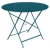 Table De Jardin 4 Personnes FERMOB Bistro Ø 96 Cm - Bleu Acapulco