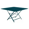 Table De Jardin 8 Personnes FERMOB Cargo 128 X 128 Cm - Bleu Acapulco -Fermob Soldes Magasin cargo table bleu acapulco 1