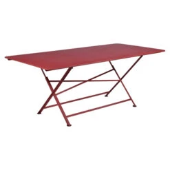 Table De Jardin 10 Personnes FERMOB Cargo 190 X 90 Cm - Piment
