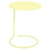 Table Basse De Jardin Déportée FERMOB Coolside - Citron Givré 1 Table Basse De Jardin Déportée FERMOB Coolside - Citron Givré -Fermob Soldes Magasin coolside table deportee citron givre