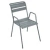 Fauteuil De Jardin Empilable FERMOB Monceau - Gris Orage -Fermob Soldes Magasin monceau bridge gris orage