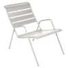 Fauteuil Relax FERMOB Monceau - Gris Argile -Fermob Soldes Magasin monceau fauteuil bas gris argile