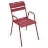 Fauteuil De Jardin Empilable FERMOB Monceau - Piment -Fermob Soldes Magasin monceau piment 1