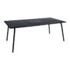 Table De Jardin 8 Personnes FERMOB Monceau 194 X 94 Cm - Carbone -Fermob Soldes Magasin monceau table 194x94 carbone 1