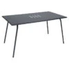 Table De Jardin 6 Personnes FERMOB Monceau 146 X 80 Cm - Carbone -Fermob Soldes Magasin monceau table 146x80 carbone