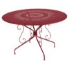 Table De Jardin 8 Personnes FERMOB Montmartre Ø 117 Cm - Piment -Fermob Soldes Magasin montmartre table d117 piment 1