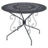 Table De Jardin 4 Personnes FERMOB Montmartre Ø 96 Cm - Carbone -Fermob Soldes Magasin montmartre table d96 carbone 1