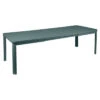 Table Fermob Oléron Avec 2 Rallonges 155 / 255 X 100 Cm - Gris Orage -Fermob Soldes Magasin oleron allonge x2 gris orage 1