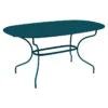 Table De Jardin Ovale 6 Personnes FERMOB Opéra + 160 X 90 Cm - Bleu Acapulco -Fermob Soldes Magasin opera premium 160x90 bleu acapulco 1