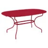 Table De Jardin Ovale 6 Personnes FERMOB Opéra + 160 X 90 Cm - Piment -Fermob Soldes Magasin opera premium 160x90 piment 1