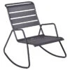 Rocking Chair FERMOB Monceau - Carbone -Fermob Soldes Magasin rocking chair monceau fermob carbone 1