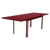 Table De Jardin 8 à 10 Personnes Avec Rallonge FERMOB Costa 160 / 240 X 90 Cm - Piment -Fermob Soldes Magasin table costa 160 240 piment